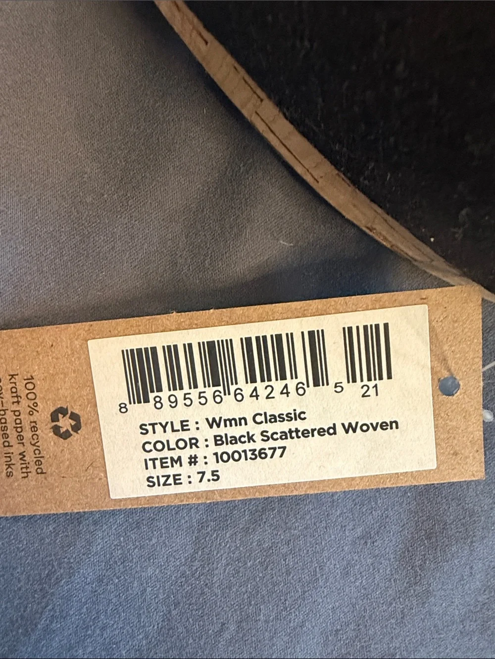 TOMS Black Open-Toe Canvas Wedge Heels